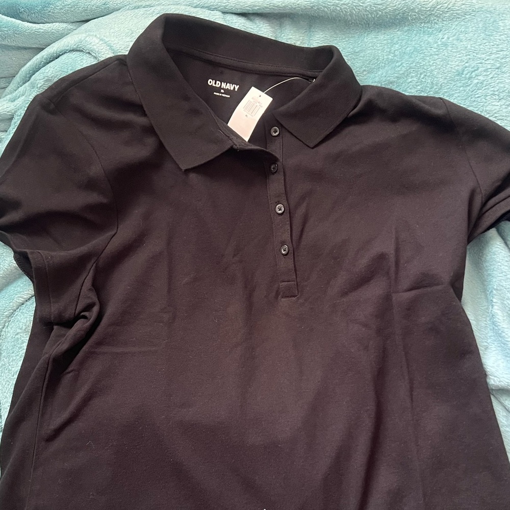 Old Navy black polo